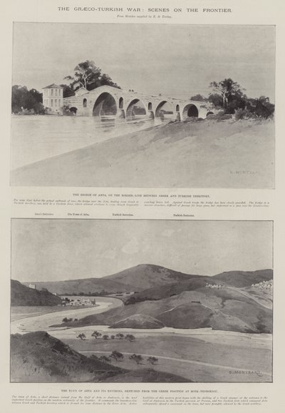 The Graeco-Turkish War, Scenes on the Frontier by Charles Auguste Loye